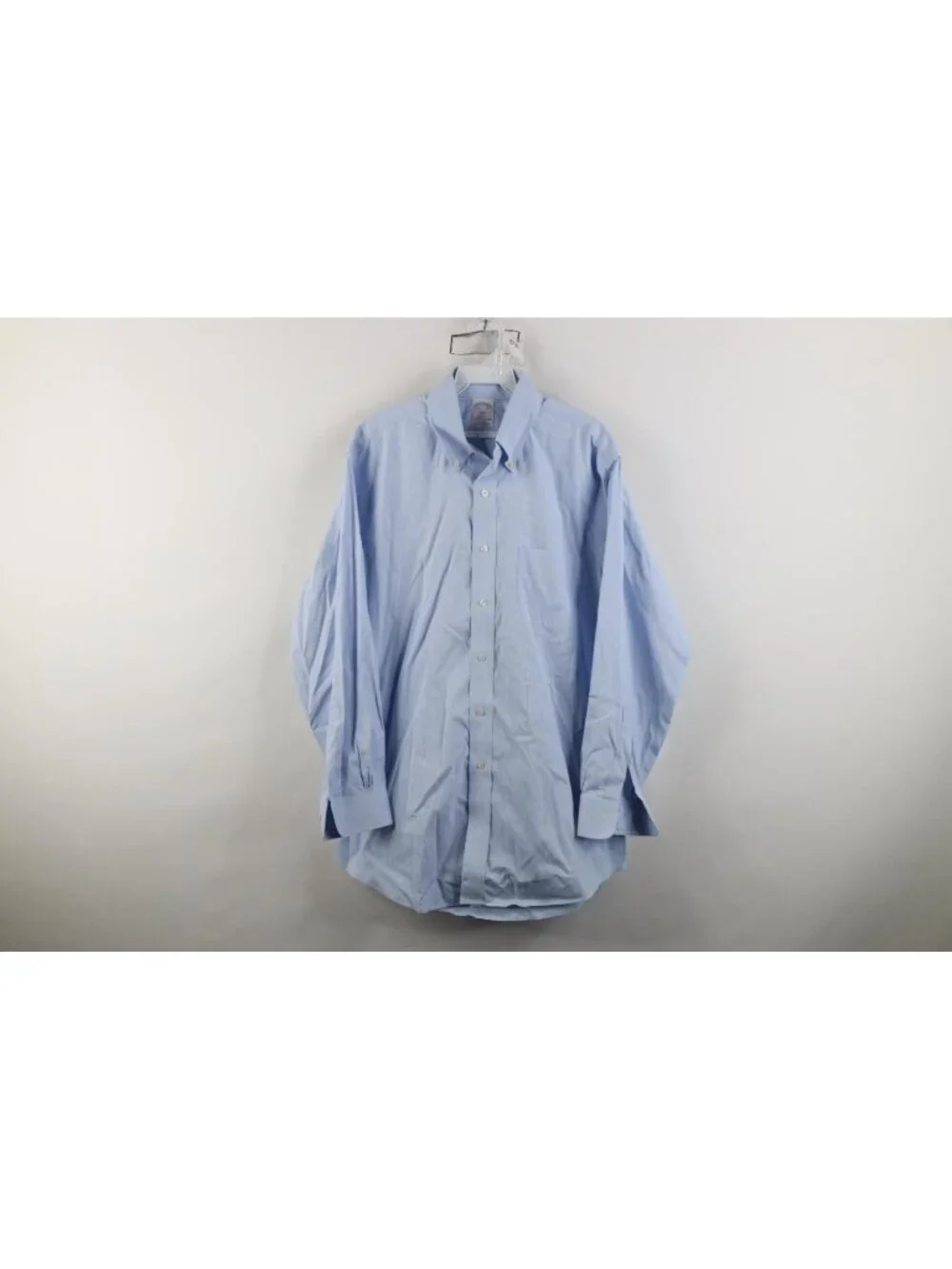 Vtg Brooks Brothers Mens 16.5 32/33 Original Cotton Button Down Shirt OCBD Blue